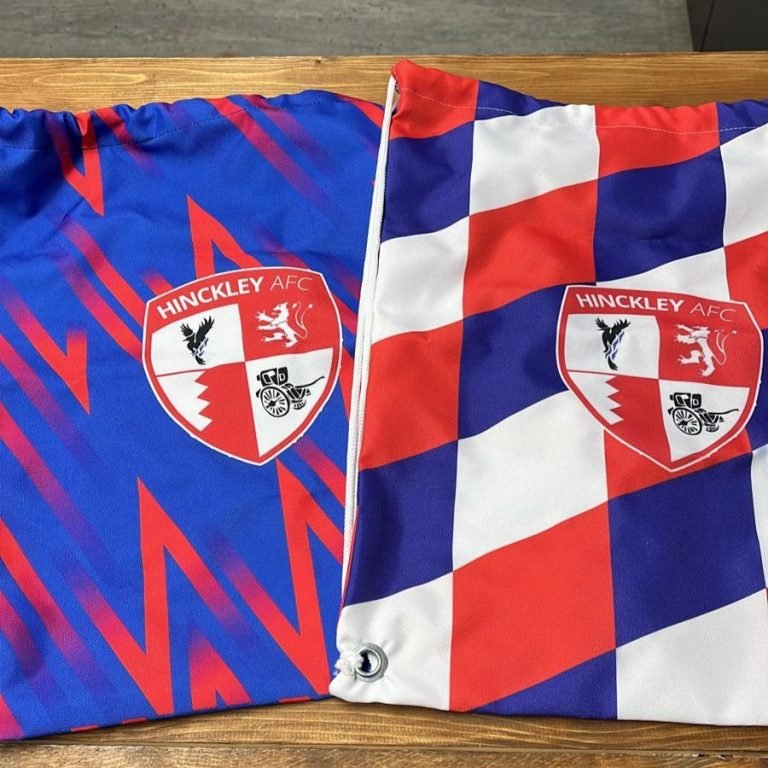 New merchandise drawstring bags Hinckley AFC Official