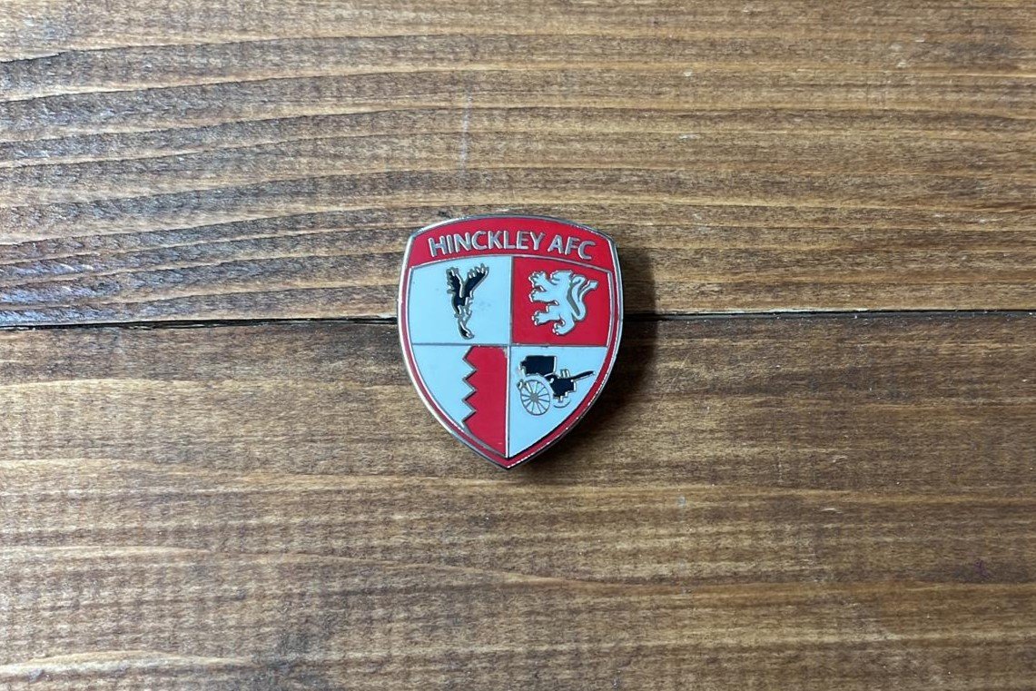 Pin badges back in stock Hinckley AFC Official