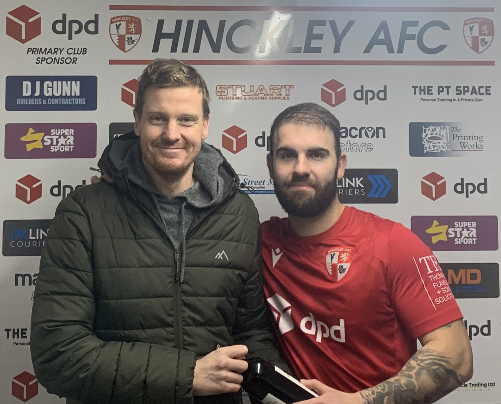 Matt Dawson Man of the Match v Wolves Sporting Hinckley AFC Official